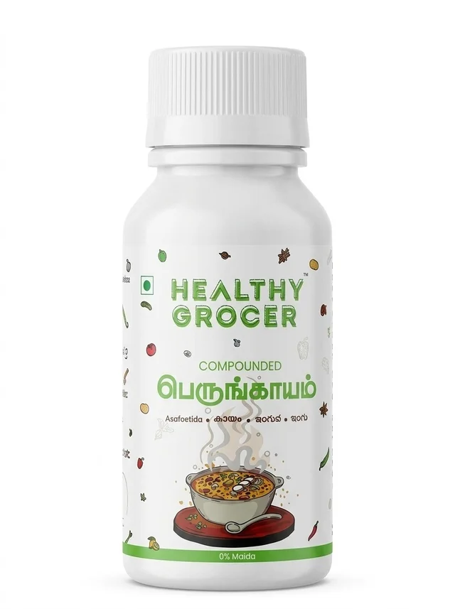 Healthy Grocer Premium Hing Powder 25g (Asafoetida) | Rich Aroma & Authentic Flavor | Pure Indian Spice