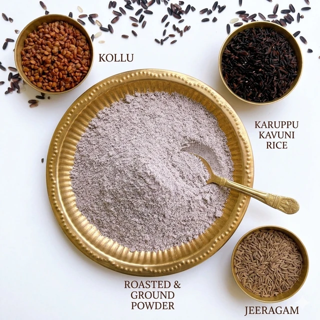 Karuppu Kavuni Kollu Jeeraga Kanji Podi