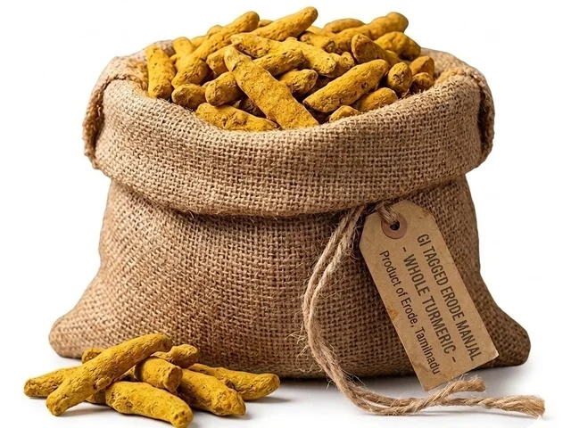 Erode Manjal/Turmeric|Directly sourced from Farmer Rathinasamy, Vellode – Erode|Raw Turmeric Fingers/Virali Manjal|High Curcumin Content 250gms
