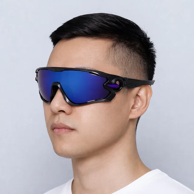 Cereto UV Protection Sports Sunglasses for Cricket, Cycling, Hiking, Fishing, Running, Rafting and other Outdoor Sports. Wrap around sunglass