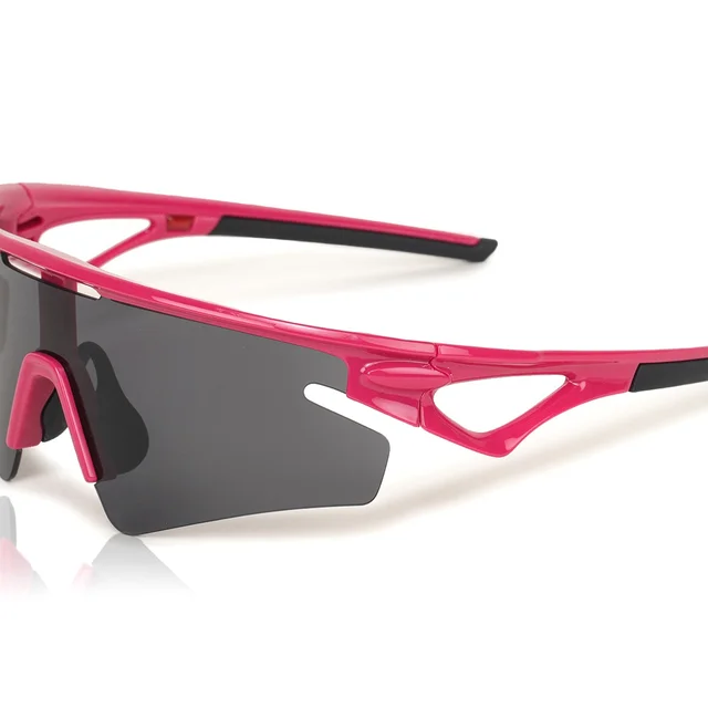 Cereto UV Protection Sports Sunglass suitable for Cricket, Running, Cycling, Trekking and other Sports activities - Pink & Black
