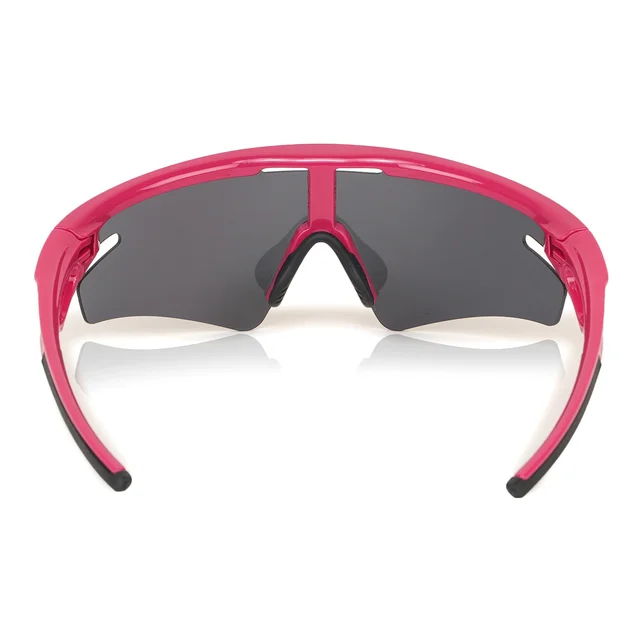 Cereto UV Protection Sports Sunglass suitable for Cricket, Running, Cycling, Trekking and other Sports activities - Pink & Black