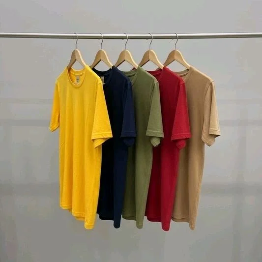 Men's Plain Tshirts Combo (Pack of 5) - M