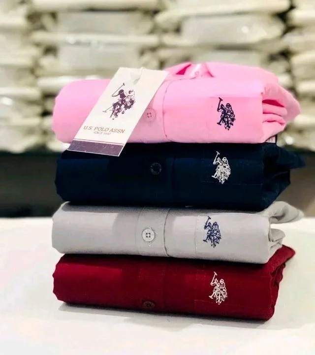 U.S Men's Plain Shirt Combo - Pack of 4 | Premium Cotton | Casual & Formal Wear
