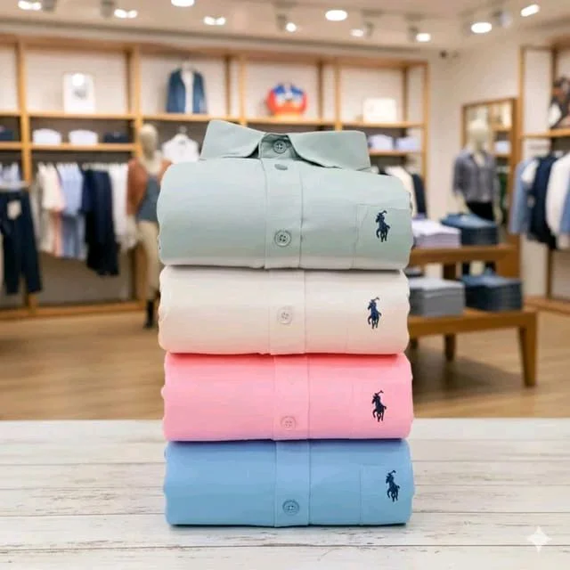Cotton Plain shirts Combo Of 4pcs
