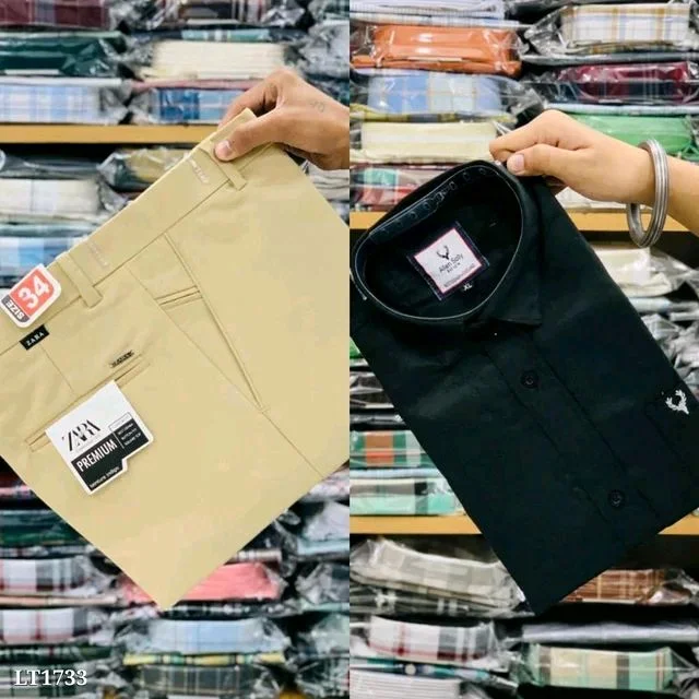Cotton Shirt & Pant Combo