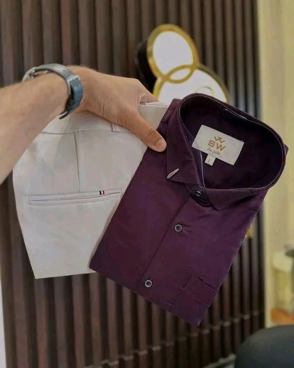 Cotton Shirt & Pant Combo