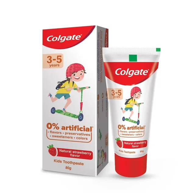 Colgate 3-5y Natural Strawberry Flavor 80g