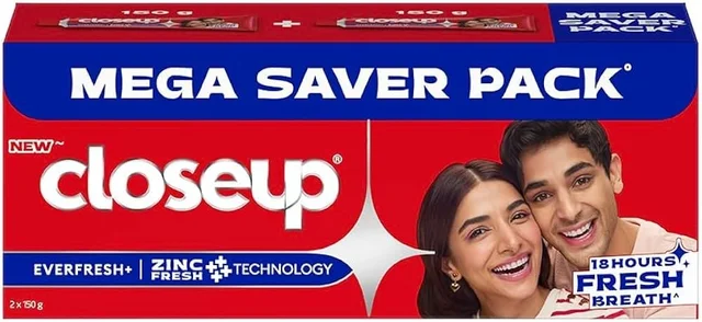 Closeup Everfresh Toothpaste 2*150g