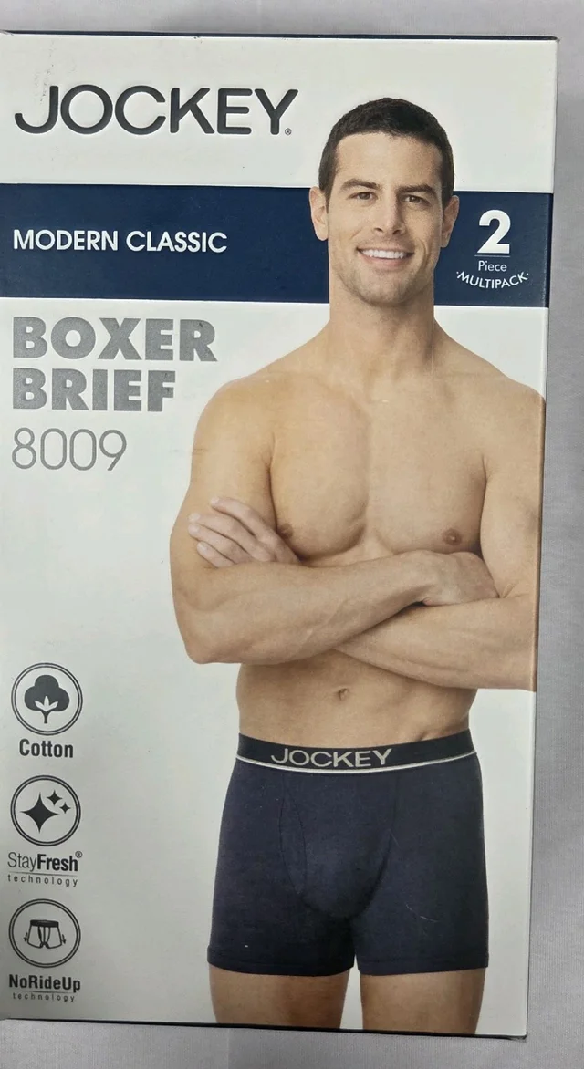 Jockey Boxer Bries 8009 2pc Pack - S(70-75)
