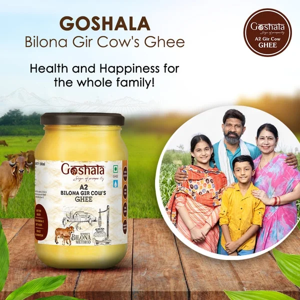Goshala A2 Gir Cow's Ghee 1L