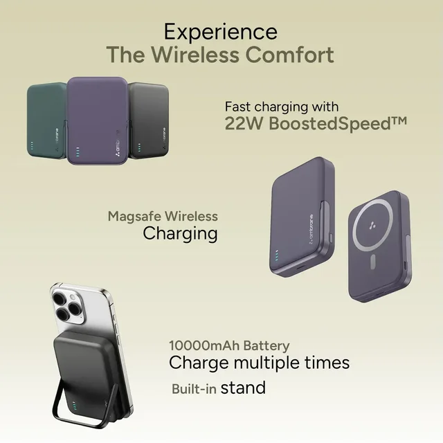 Ambrane Aerosync Maglite Wireless Power Bank