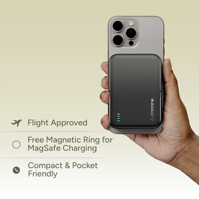 Ambrane Aerosync Maglite Wireless Power Bank