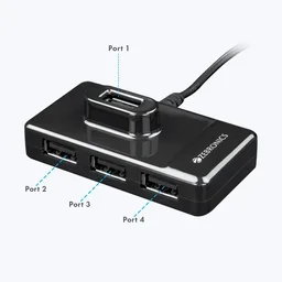 ZEBRONICS Zeb-100HB 4 Ports USB Hub