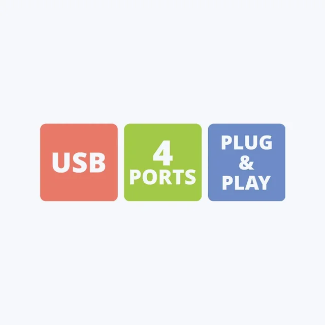 ZEBRONICS Zeb-100HB 4 Ports USB Hub