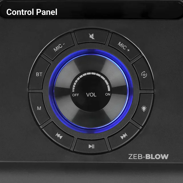 Zebronics Blow Wireless Speaker with LED Display