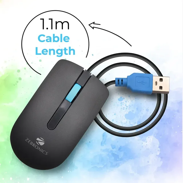 Zebronics Juggle Wired Mouse