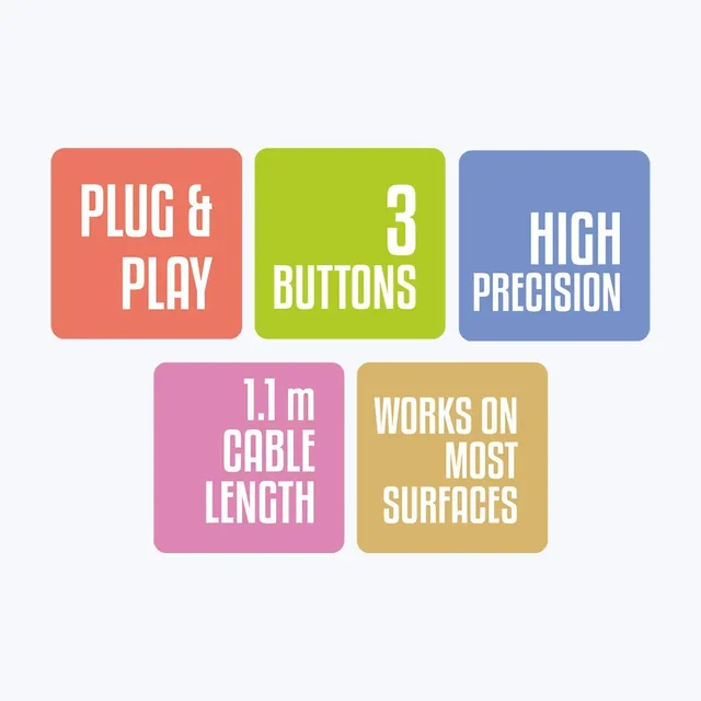 Zebronics Juggle Wired Mouse