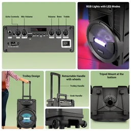 Zebronics Octane 100 trolley speaker