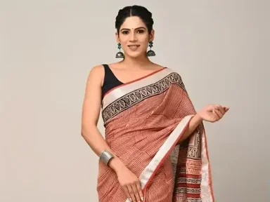 Linen Saree