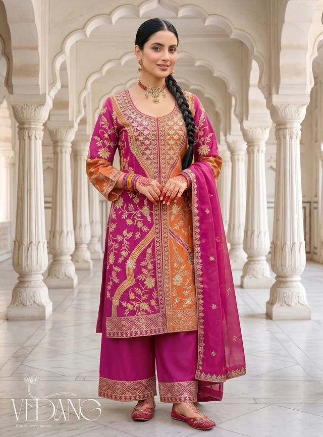 Amethyst & Amber Kurti Set