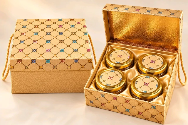 4 Jar Celebration Box With Rope ( 800GM )