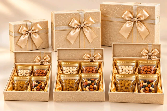 4 Section Celebration Box In Standy Pouch (400GM)