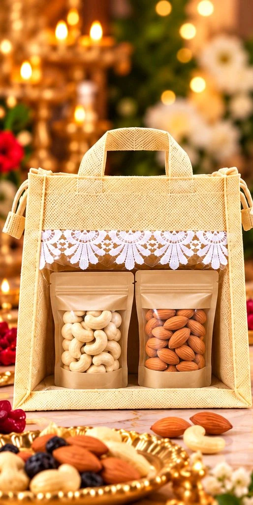 2 Standy Pouch With Zip Bag Celebration ( 400GM )