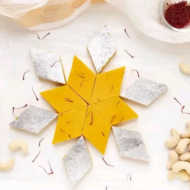 Mawa Kesar katli 