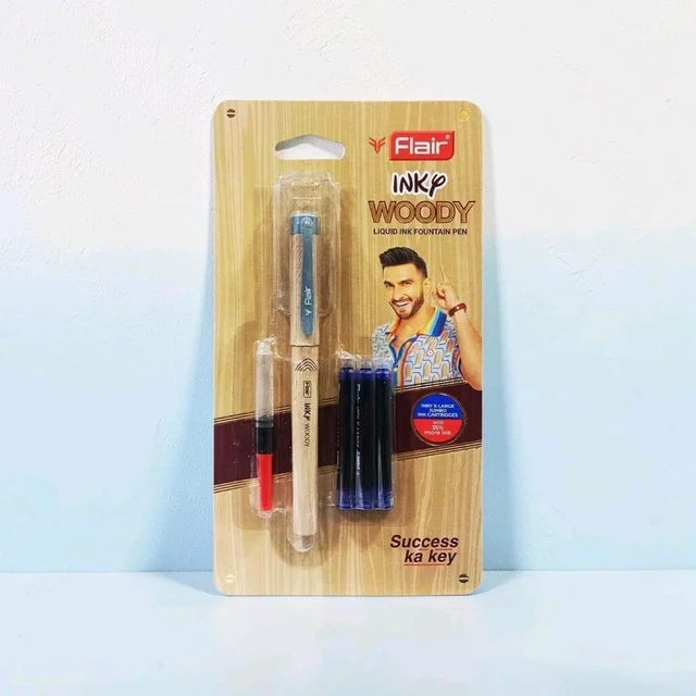 Flair Inky Woody Liquid Ink Fountain Pen| Pack Of 1