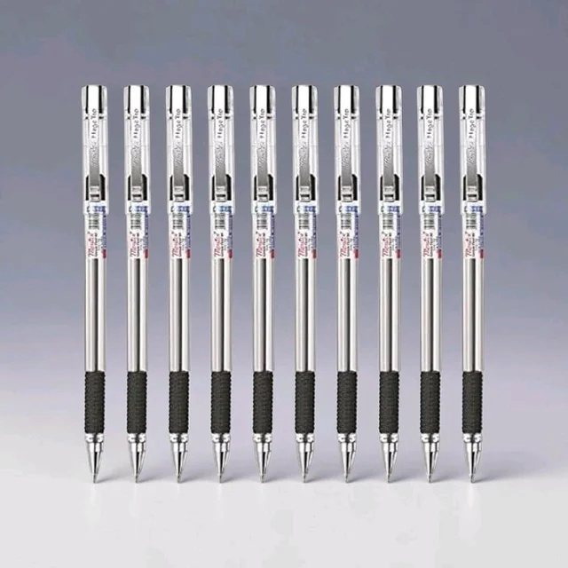 Montex Mega Top Ball Pen |Pack Of 10 Pens - Black