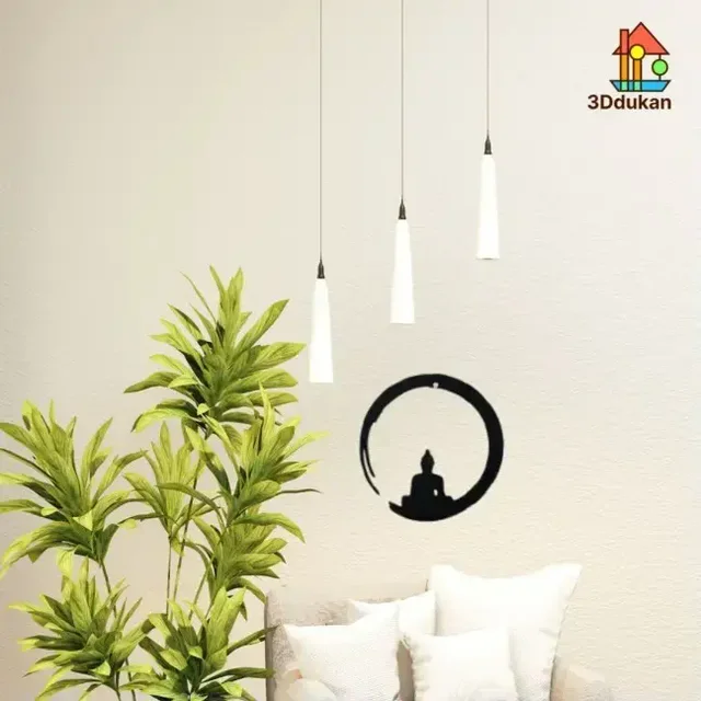 Buddha Circle - 3D Wall Art