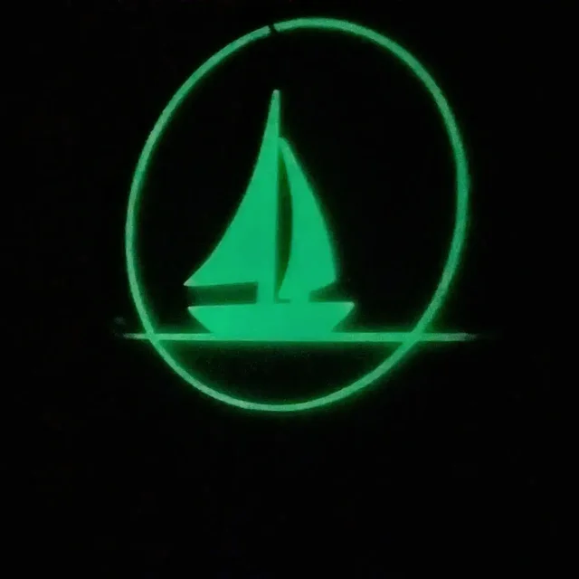 Glow In dark 2D wall art - Floating Boat