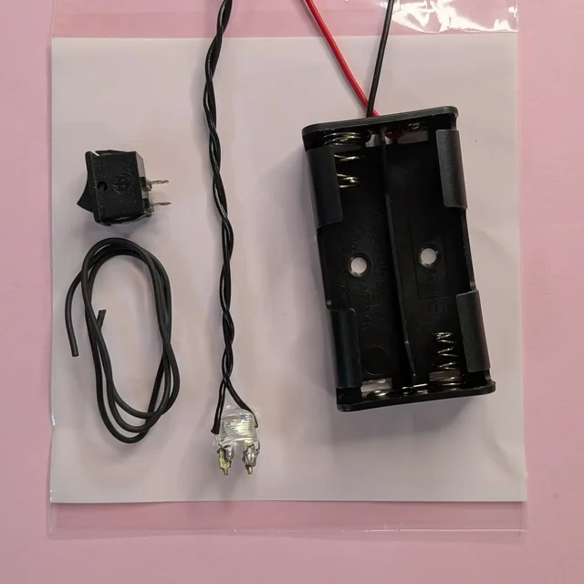 Shadow Lamp Electronics Kit V2 | Upgraded LED Wiring Kit for 3D Printed Lamps