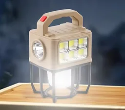 Solar Camping Lantern Portable with 3 Light Modes & USB Charging