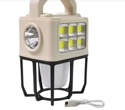 Solar Camping Lantern Portable with 3 Light Modes & USB Charging