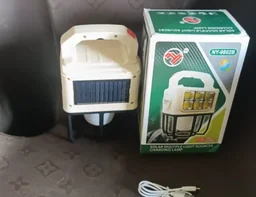 Solar Camping Lantern Portable with 3 Light Modes & USB Charging