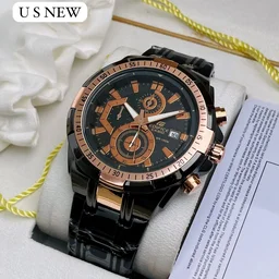 7A High Quality All Chrono Working Metal Strap 👌 Men's Watch Collection