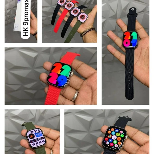 9 Hk Promax Smart Watch With Amoled Display