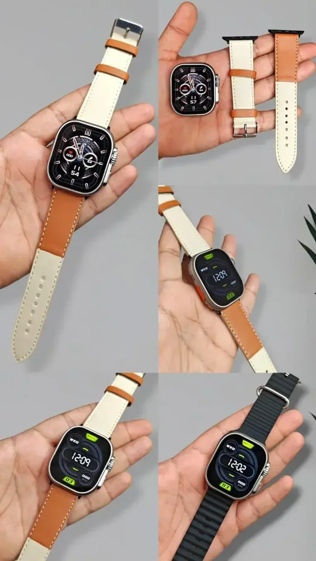 Apple ultra 2 musik Addition with strap - Black