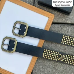 Being Human Original Pure Leather Belt - black