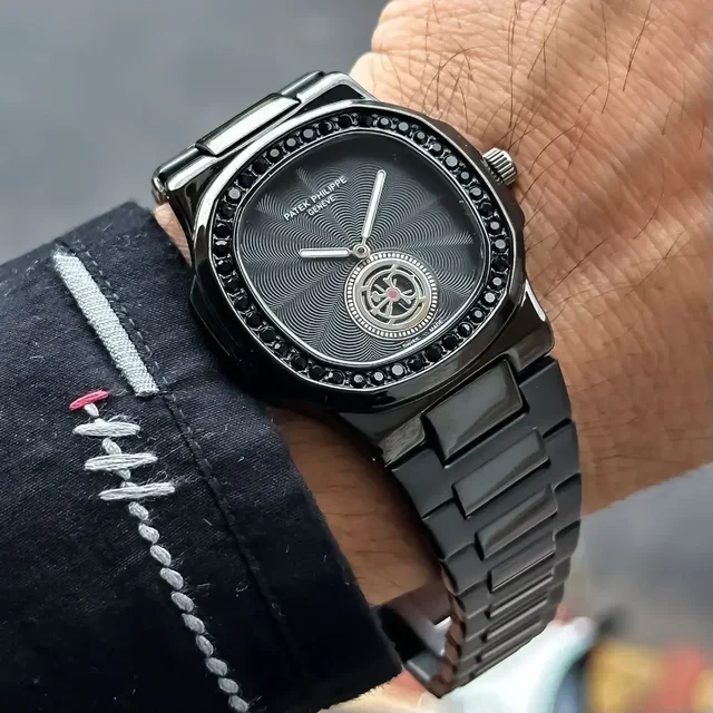 Patek Phillips Black Patek Philippe premium watch - Black