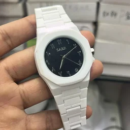 Black white Urdu arabic watch - Black