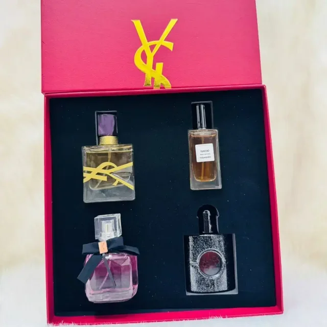 Branded 30ml perfumes (3pc/4pc)set for mens and womens - gold