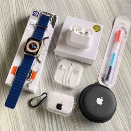 Buy 6-in-1 Smartwatch Combo – 50% to 60% Off Offer - Black