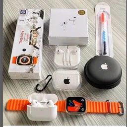 Buy 6-in-1 Smartwatch Combo – 50% to 60% Off Offer - Black