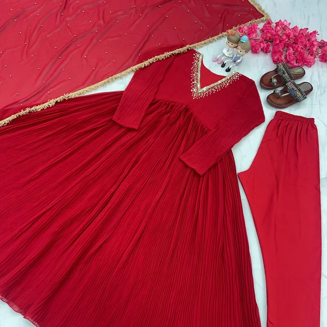 Buy Alia Cut Anarkali Gown Set – Best Price | Mumbai Shop -(Copy)