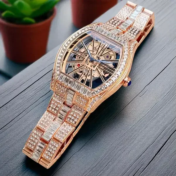 Cartier diamond luxury watch for men - Coupor