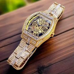 Cartier diamond luxury watch for men - Coupor