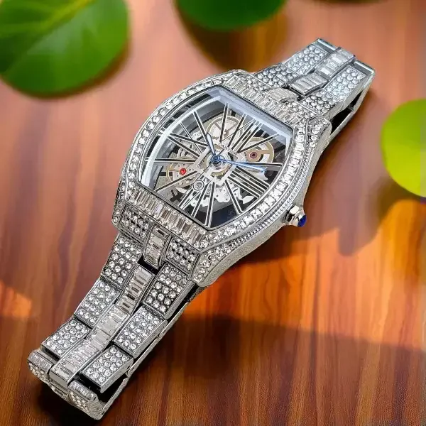 Cartier diamond luxury watch for men - Coupor